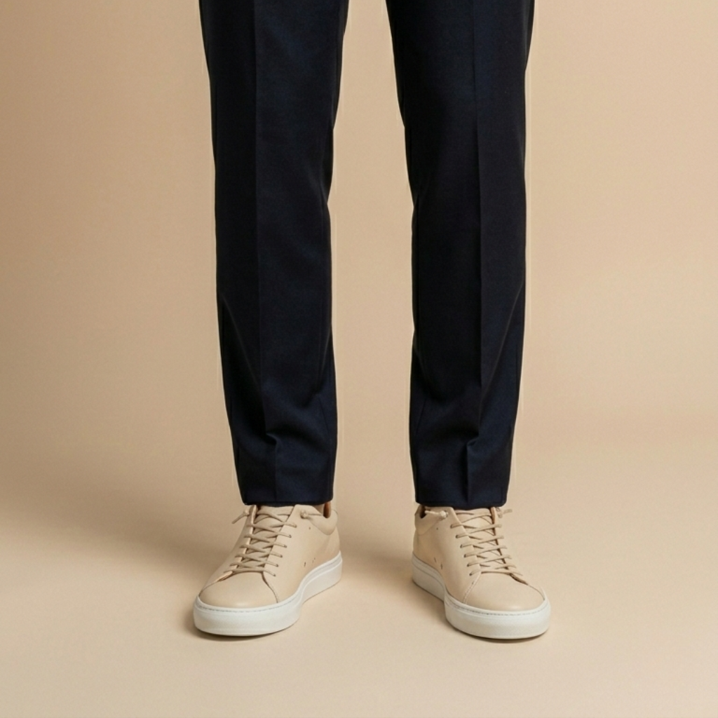 Sapatênis Masculino Couro Premium Areia