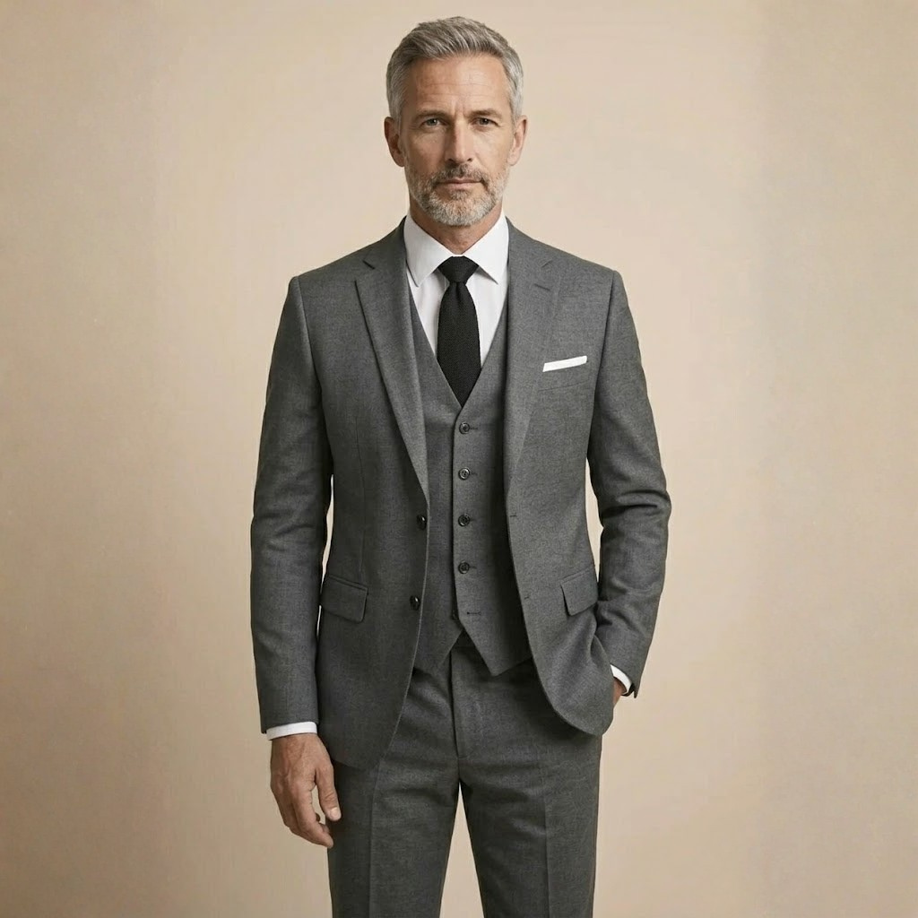 Terno Masculino Argento Corte Moderno