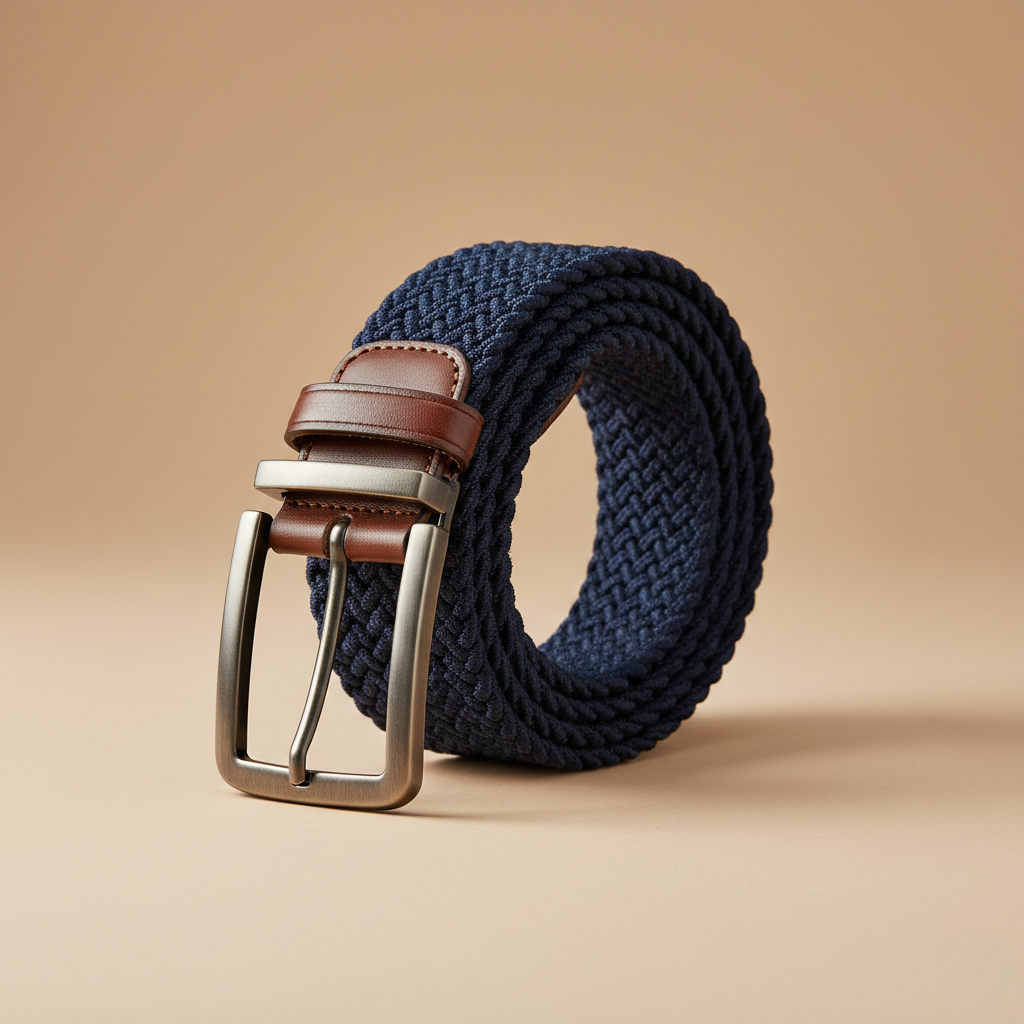 Cinto Masculino Couro com Elastano