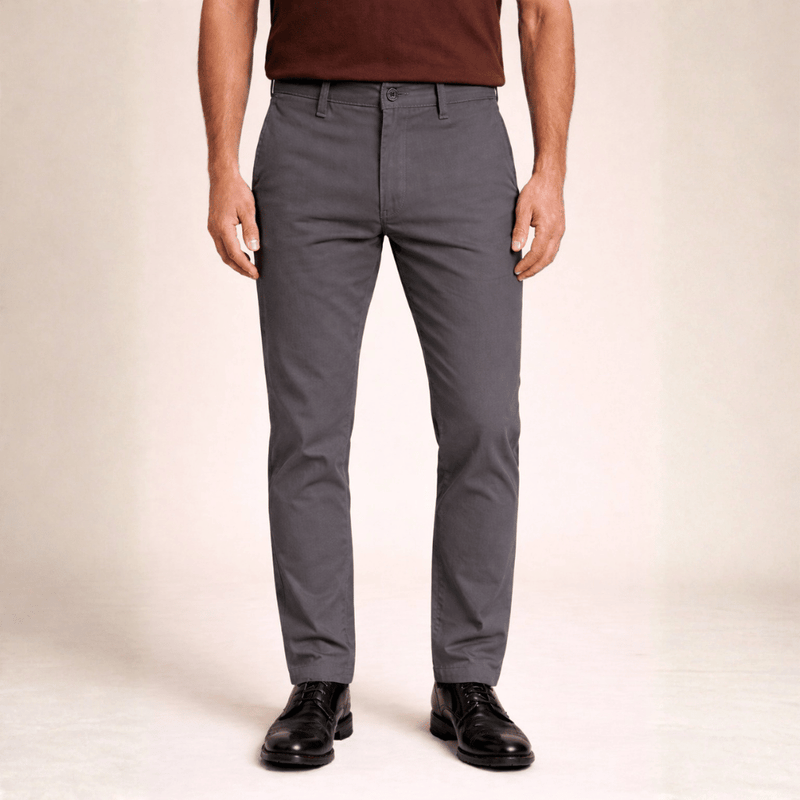 Calça Sarja Masculina Cinza