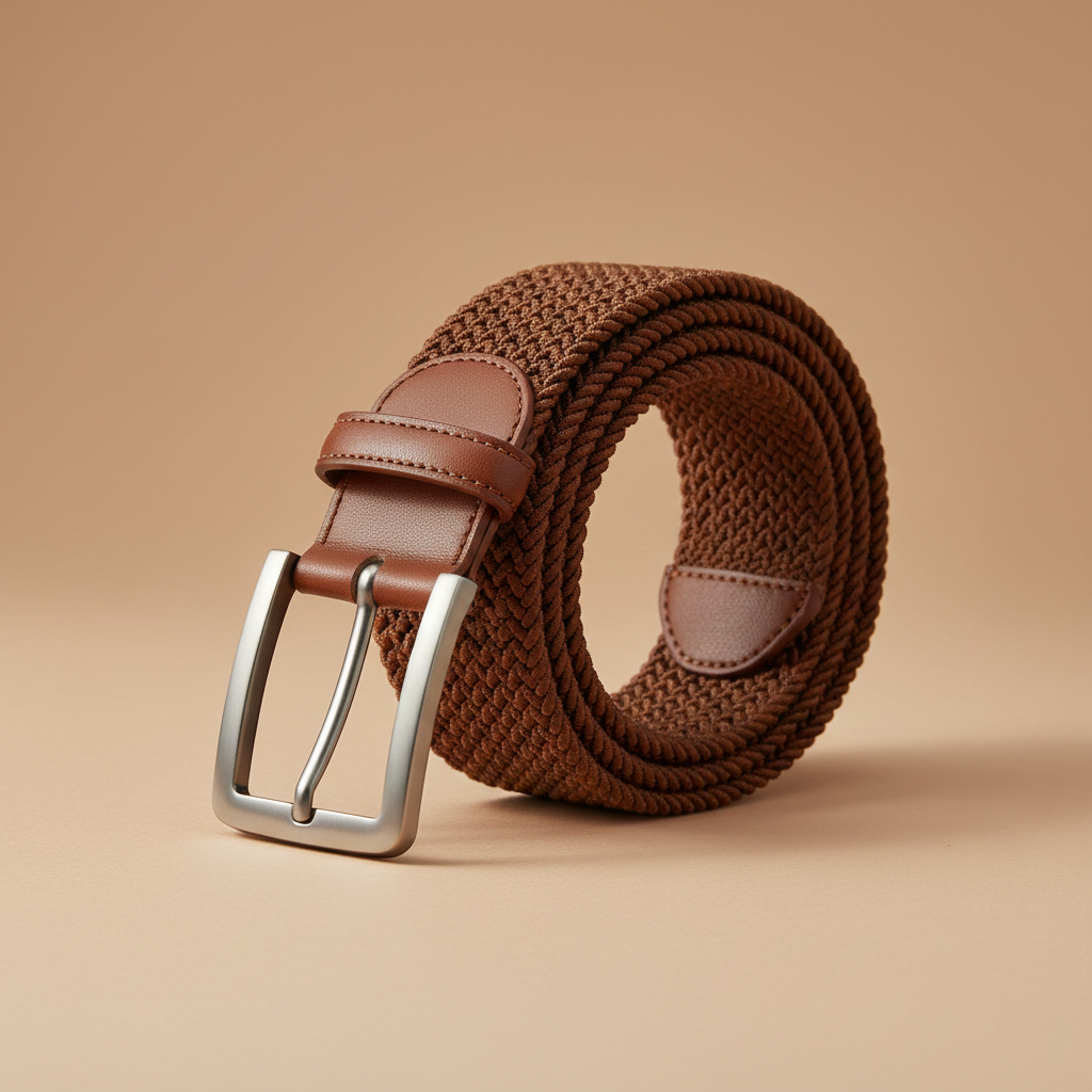 Cinto Masculino Couro com Elastano