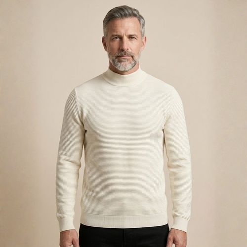 Blusa Masculina Gola Alta Slim