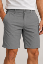 Bermuda Masculina Esporte Fino Cinza Médio