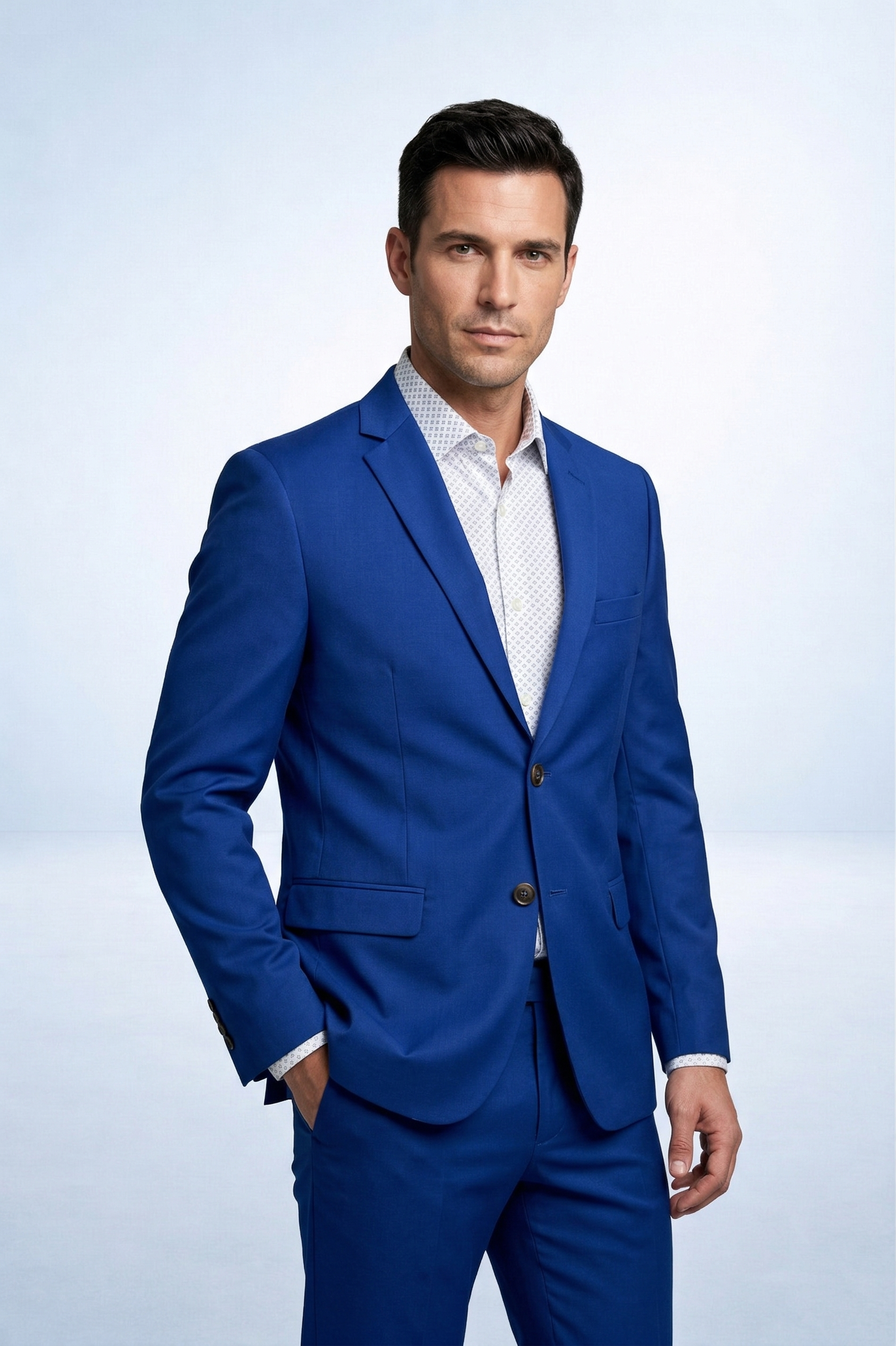 Costume Poliéster Azul Royal