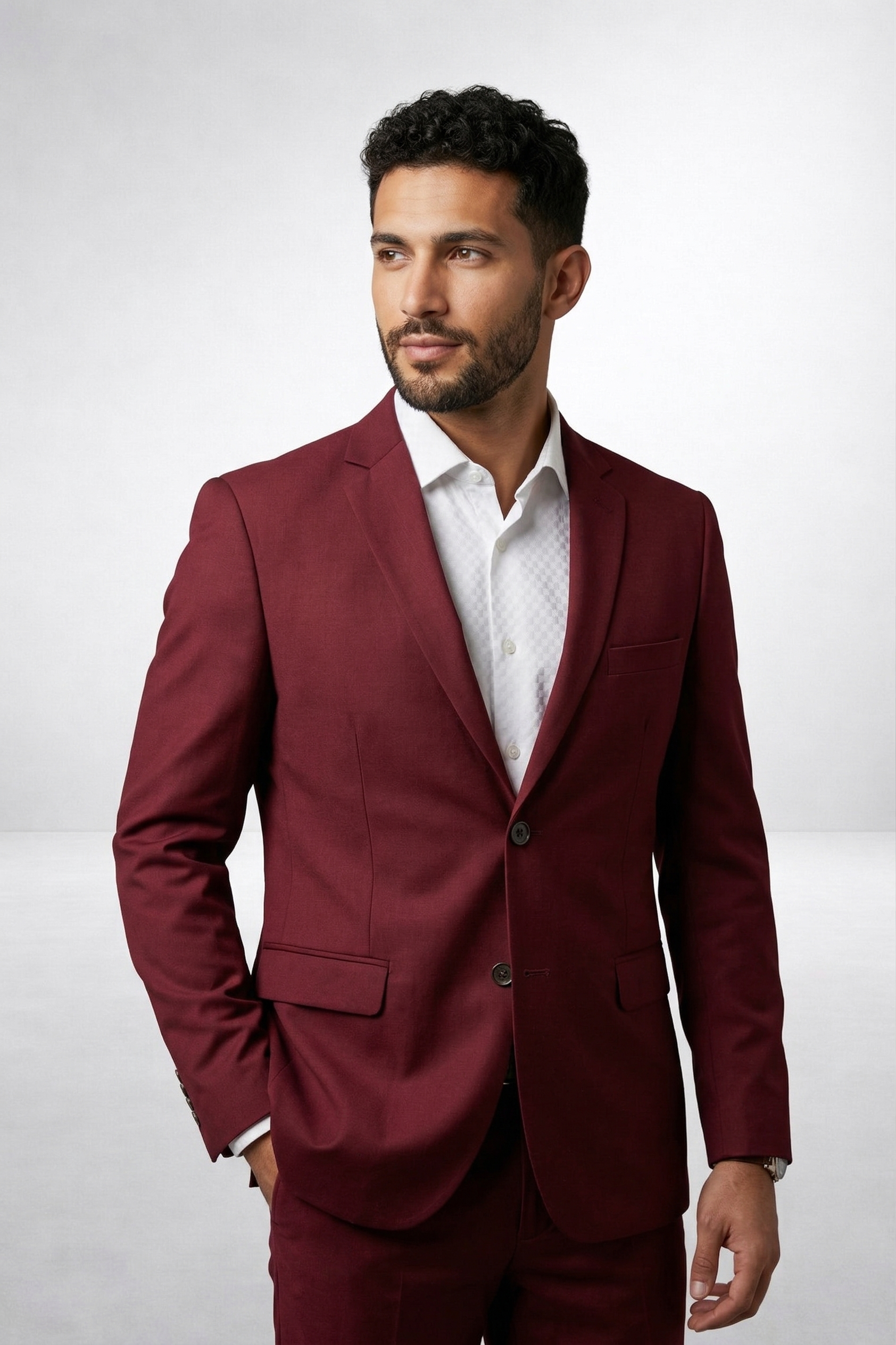 Costume Poliéster Marsala