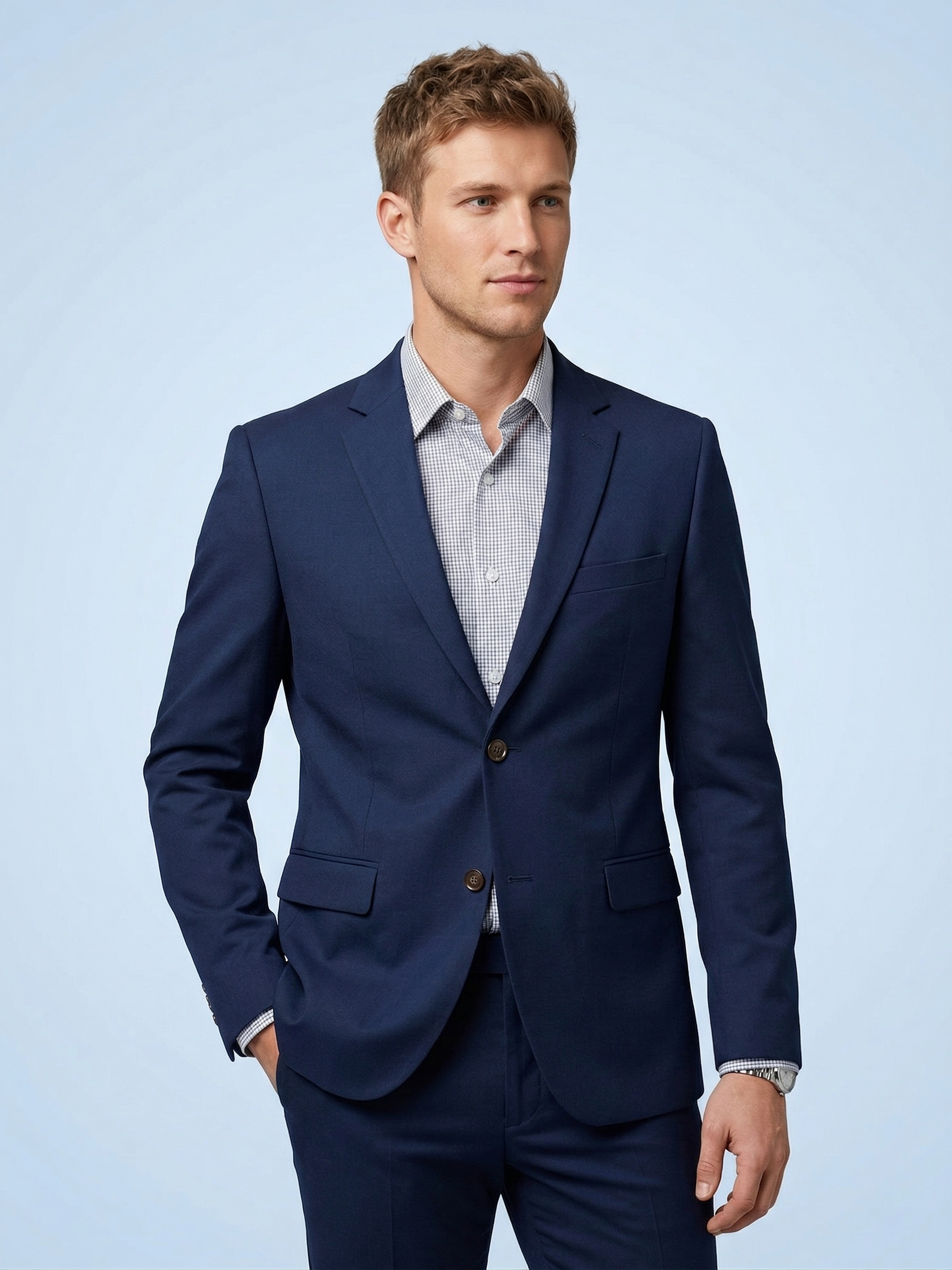 Costume Fio Indiano Azul Marinho