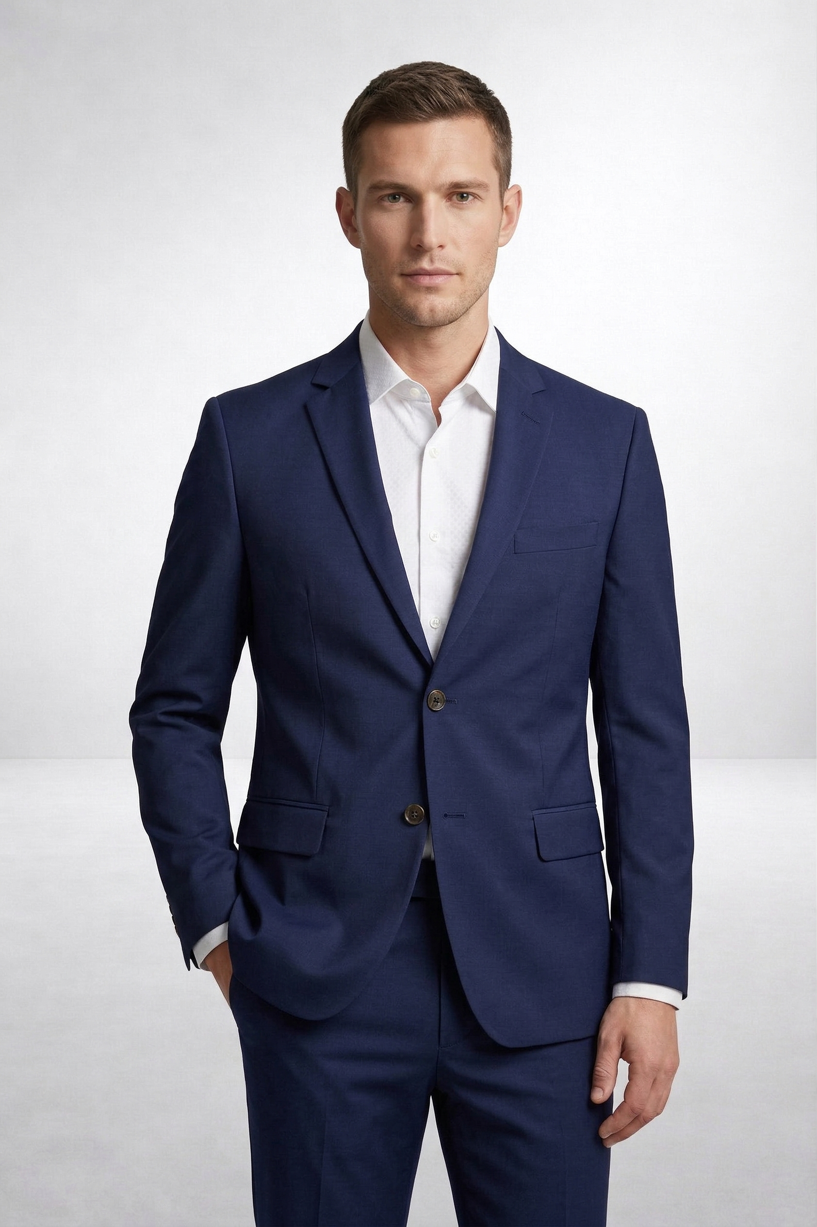 Costume Poliéster Azul Marinho Noite