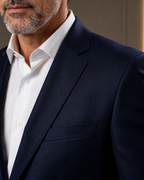 Costume Poliviscose Semi Slim Azul Noite Mountreux