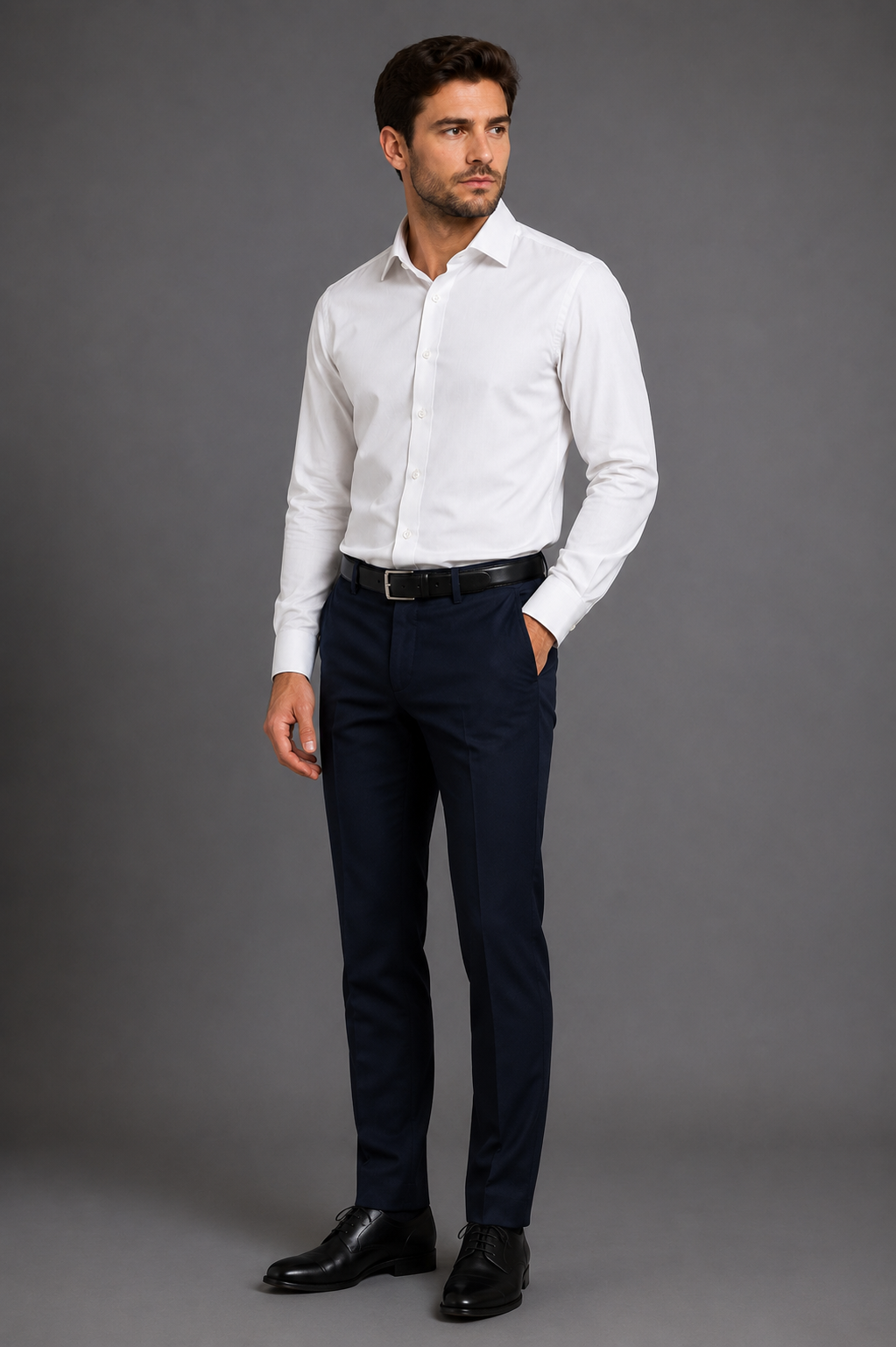 Camisa Social Fibra de Bambu Branca