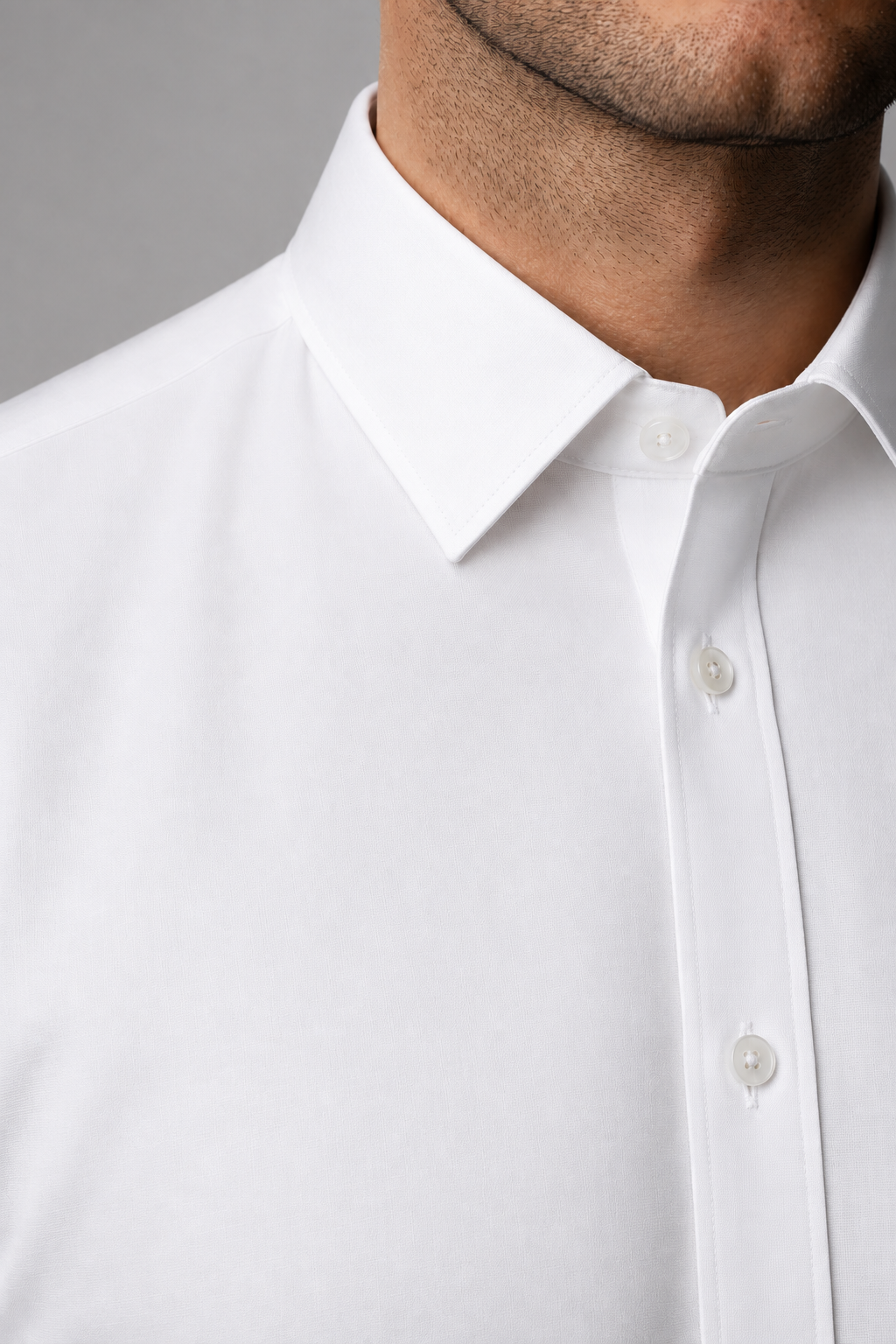 Camisa Social Fibra de Bambu Branca