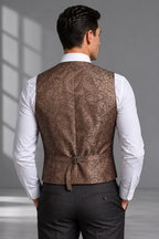 Terno Poliviscose Quadrile Cinza Chumbo