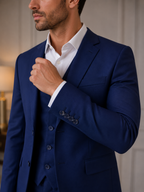 Terno Poviscose Azul Imperial