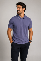 Polo Masculina Algodão Piquet