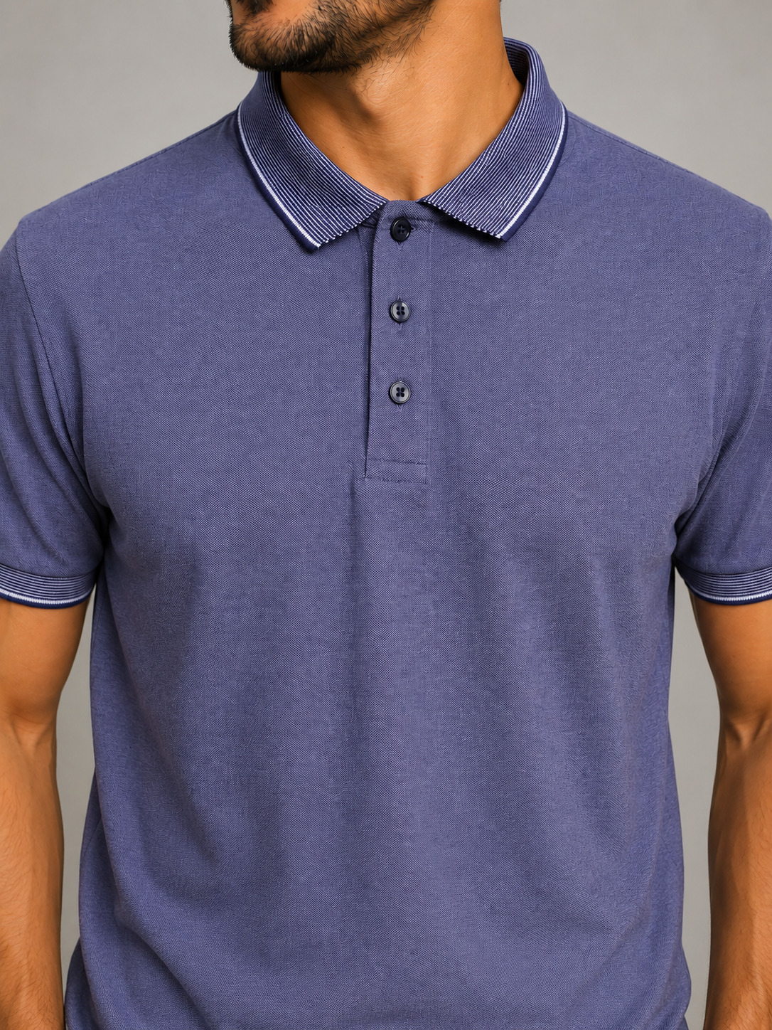 Polo Masculina Algodão Piquet