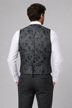 Terno Masculino Poliviscose Slim Cinza Chumbo