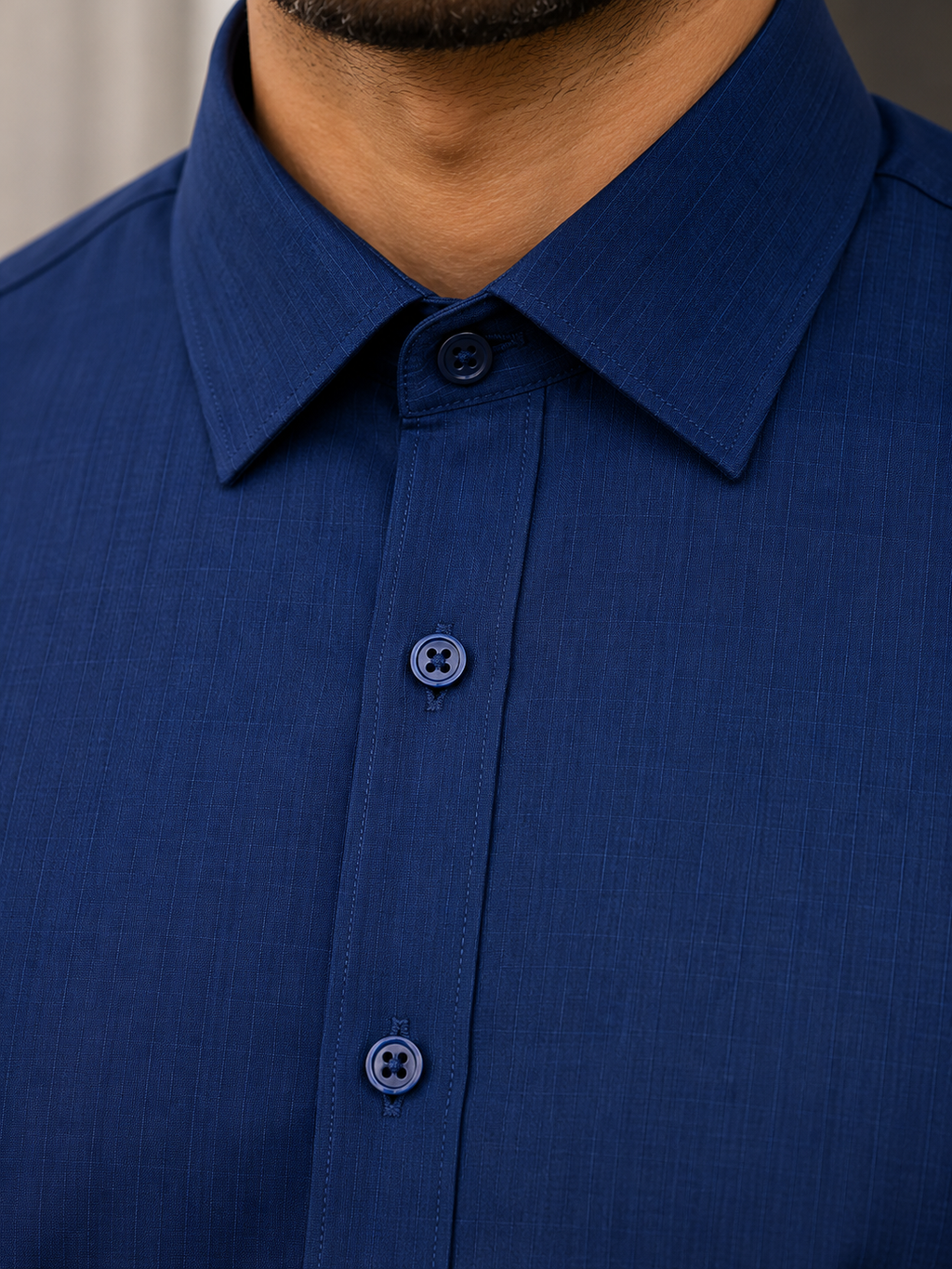 Camisa Social Masculina Slim Fibra de Bambu com Elastano