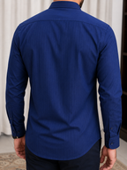 Camisa Social Masculina Slim Fibra de Bambu com Elastano