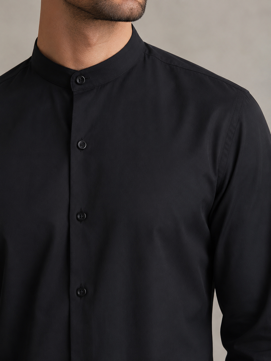 Camisa Masculina Gola de Padre