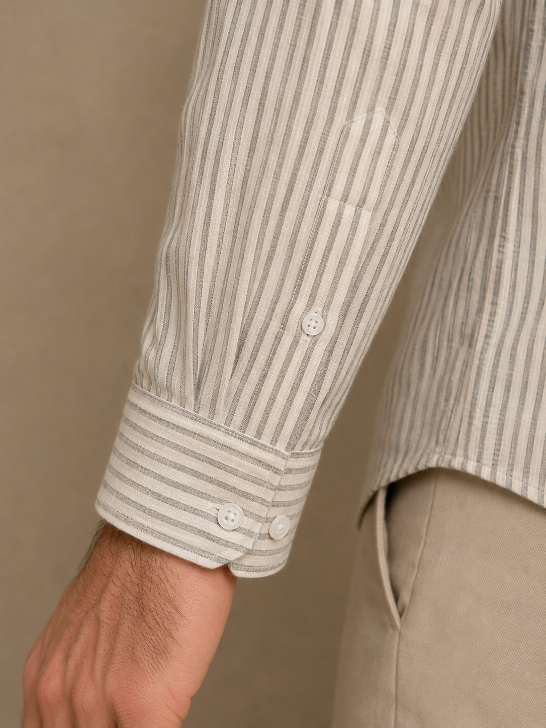 Camisa Masculina Gola de Padre