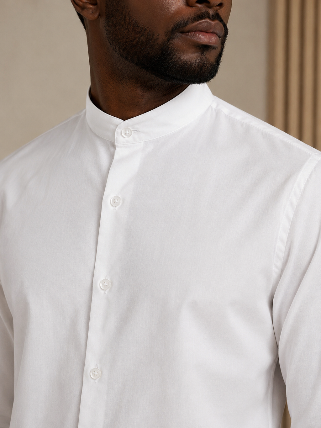 Camisa Masculina Gola de Padre