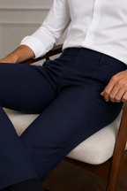Calça Social Masculina Tradicional com Elastano