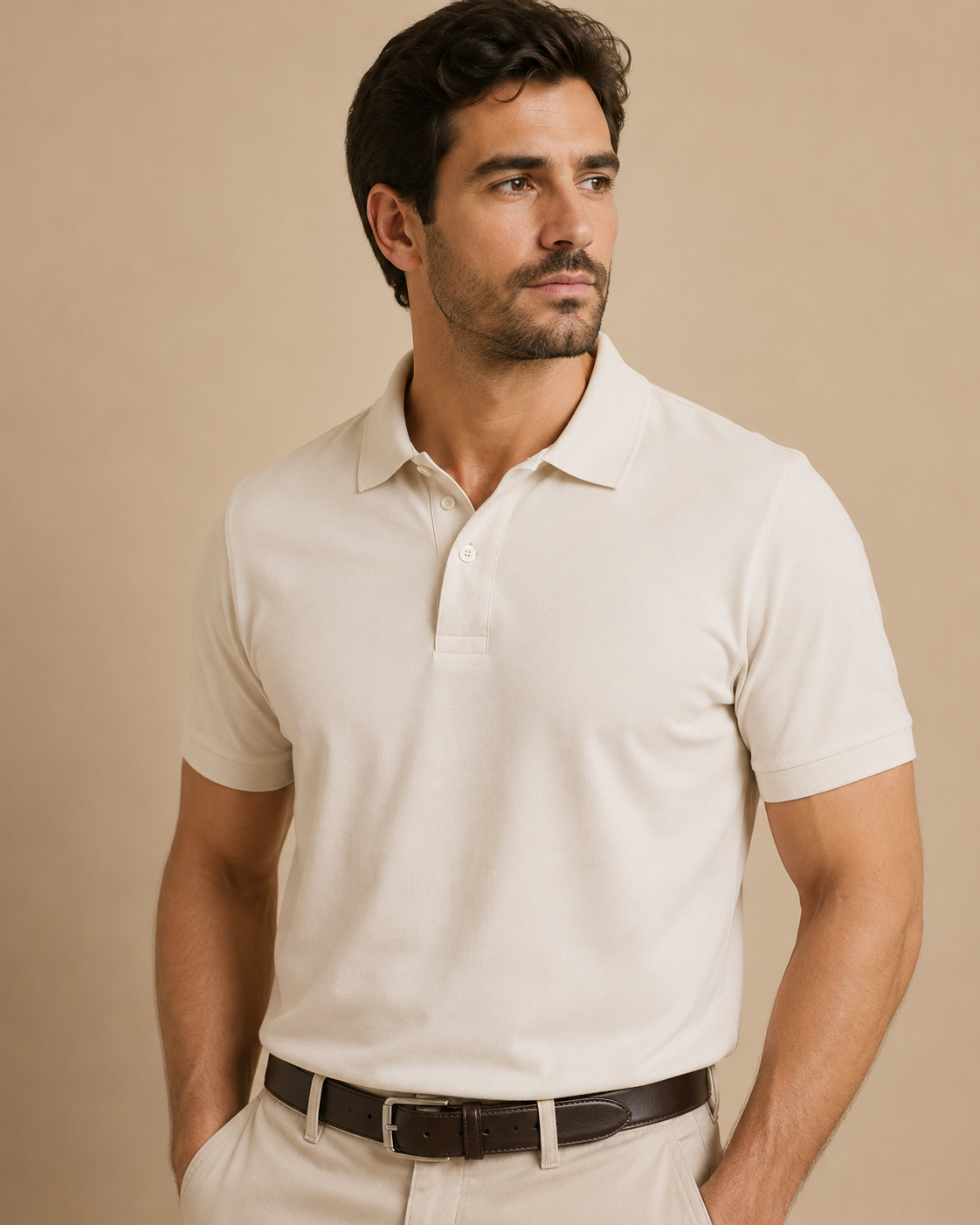 Polo Masculina Algodão Comfort