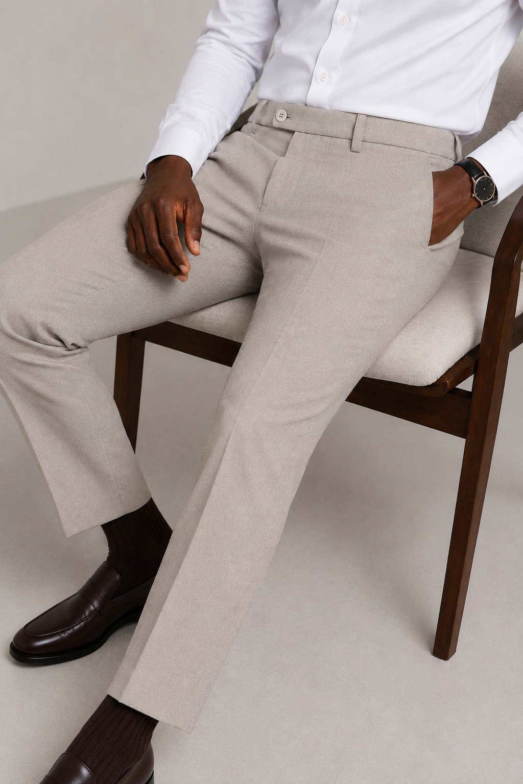 Calça Social Masculina Magnetada