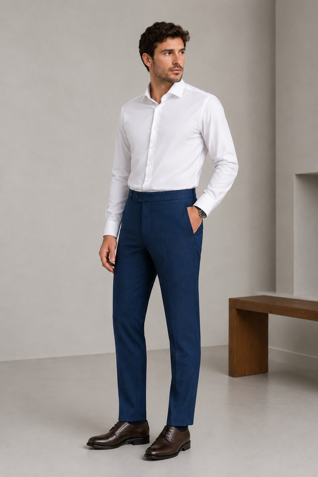 Calça Social Masculina Magnetada