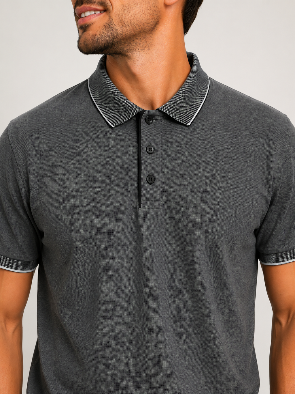 Polo Masculina Algodão Piquet