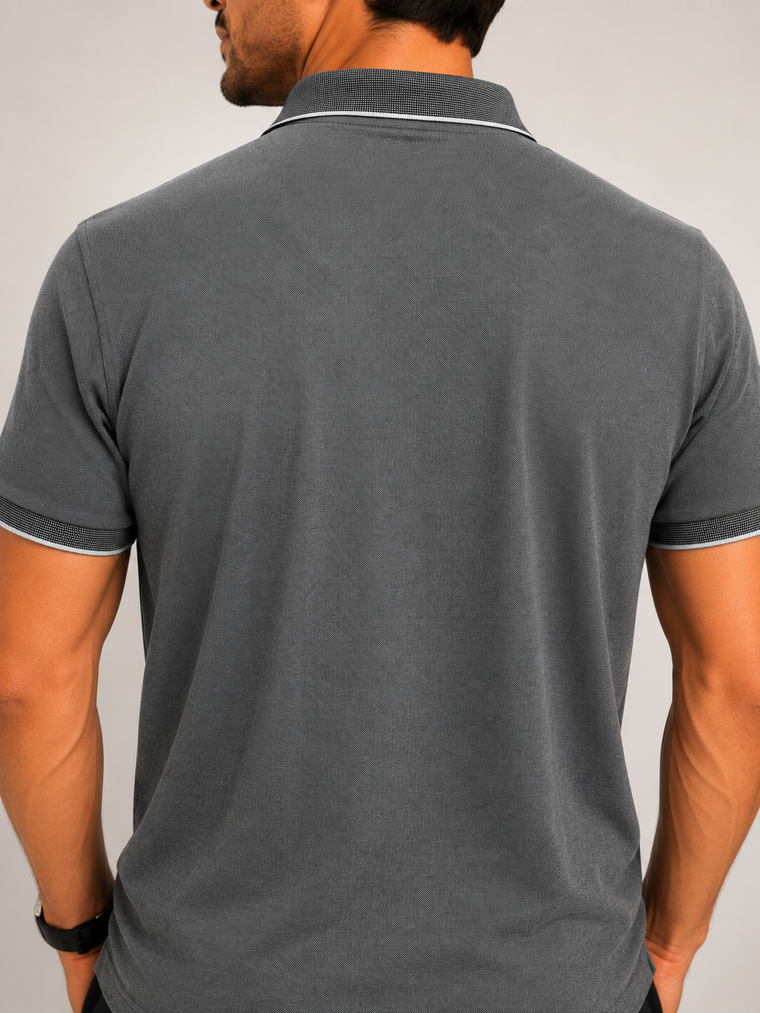 Polo Masculina Algodão Piquet