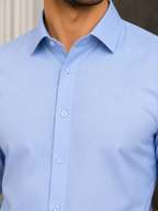 Camisa Social Masculina Slim Fibra de Bambu com Elastano