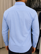 Camisa Social Masculina Slim Fibra de Bambu com Elastano