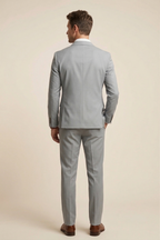 Costume Poliéster Cinza Claro