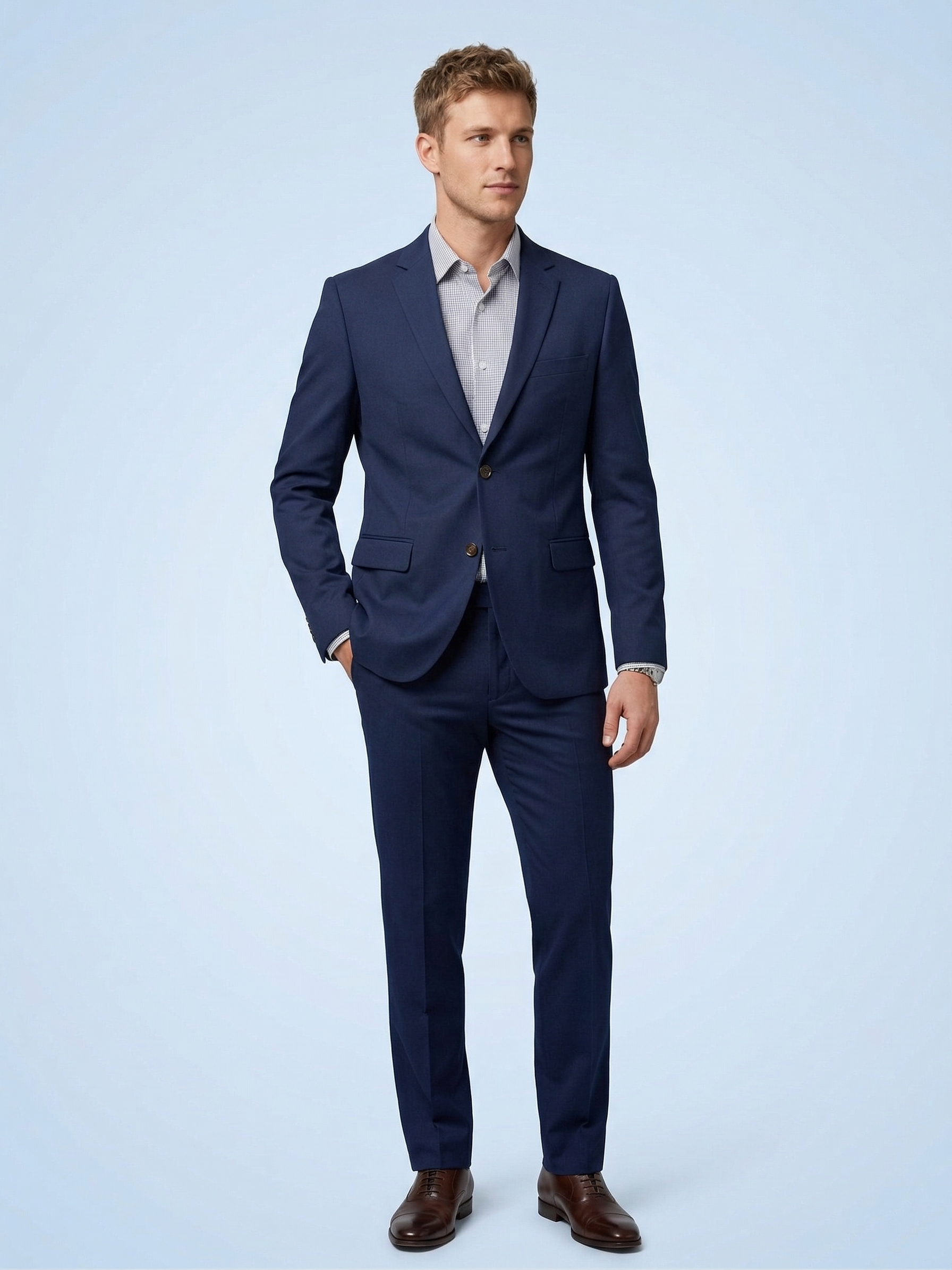 Costume Fio Indiano Azul Marinho