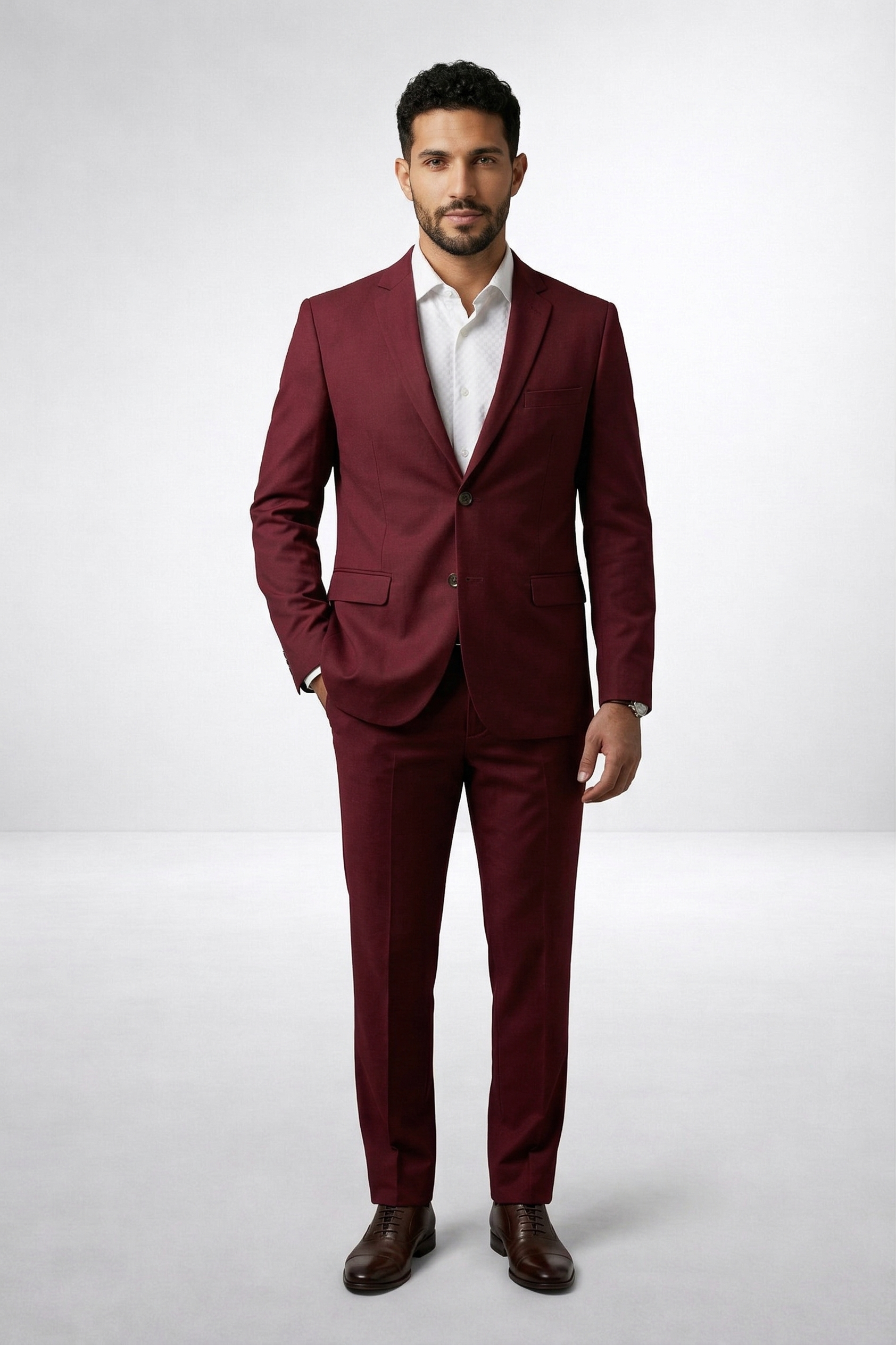 Costume Poliéster Marsala