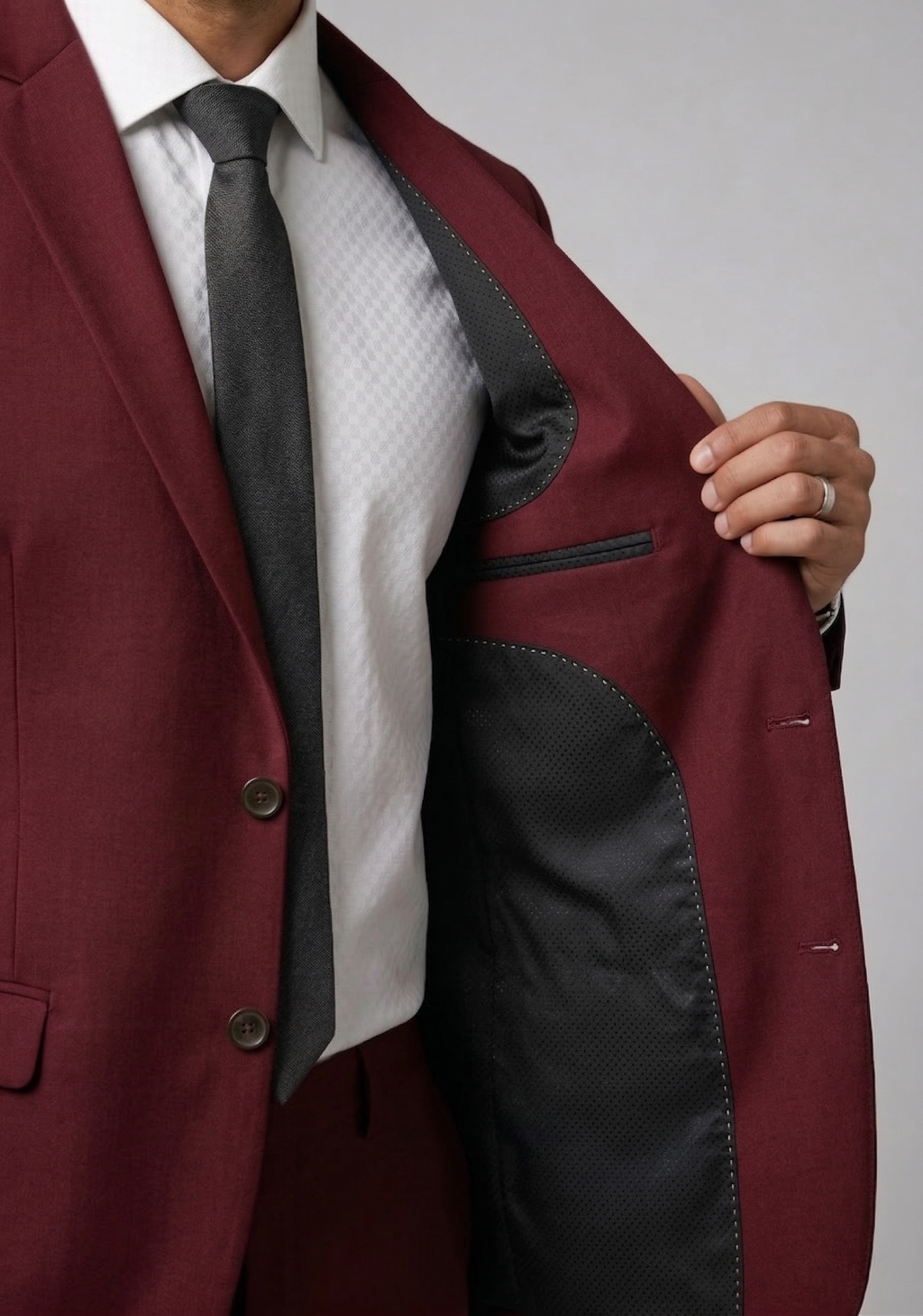Costume Poliéster Marsala