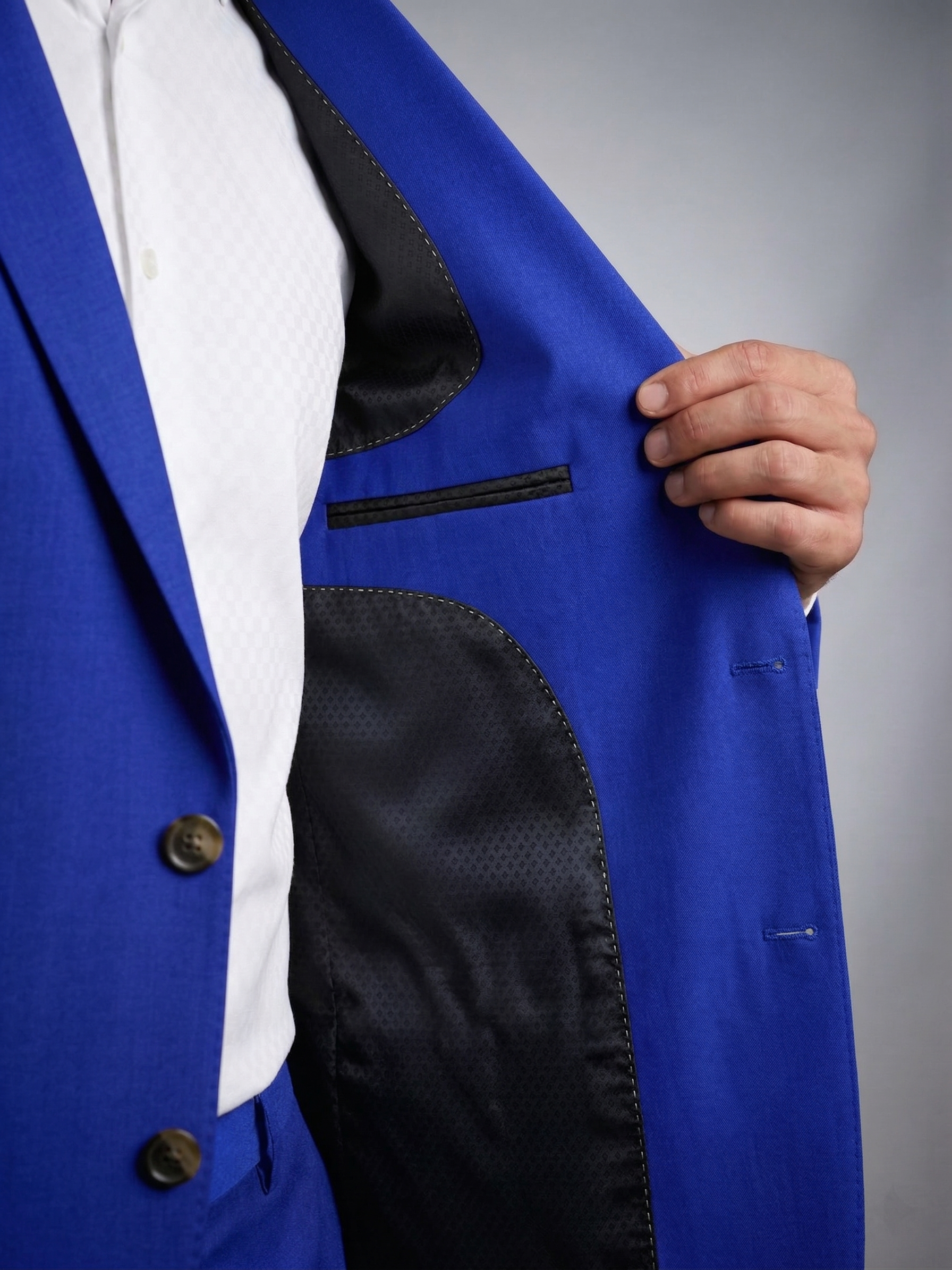 Costume Poliéster Azul Royal