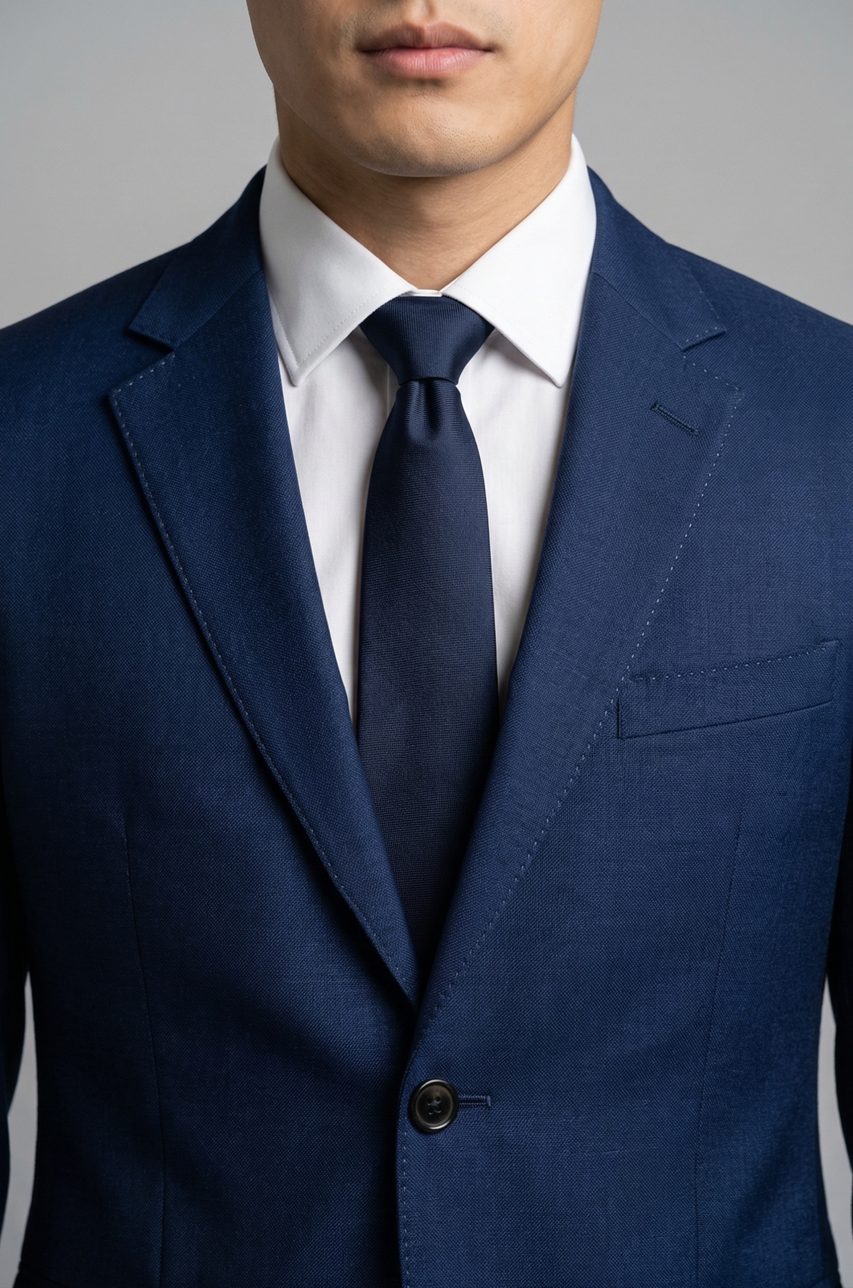 Costume Poliviscose Azul Royal Escuro