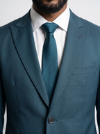 Costume Poliviscose Lapela de Bico Italiano Verde