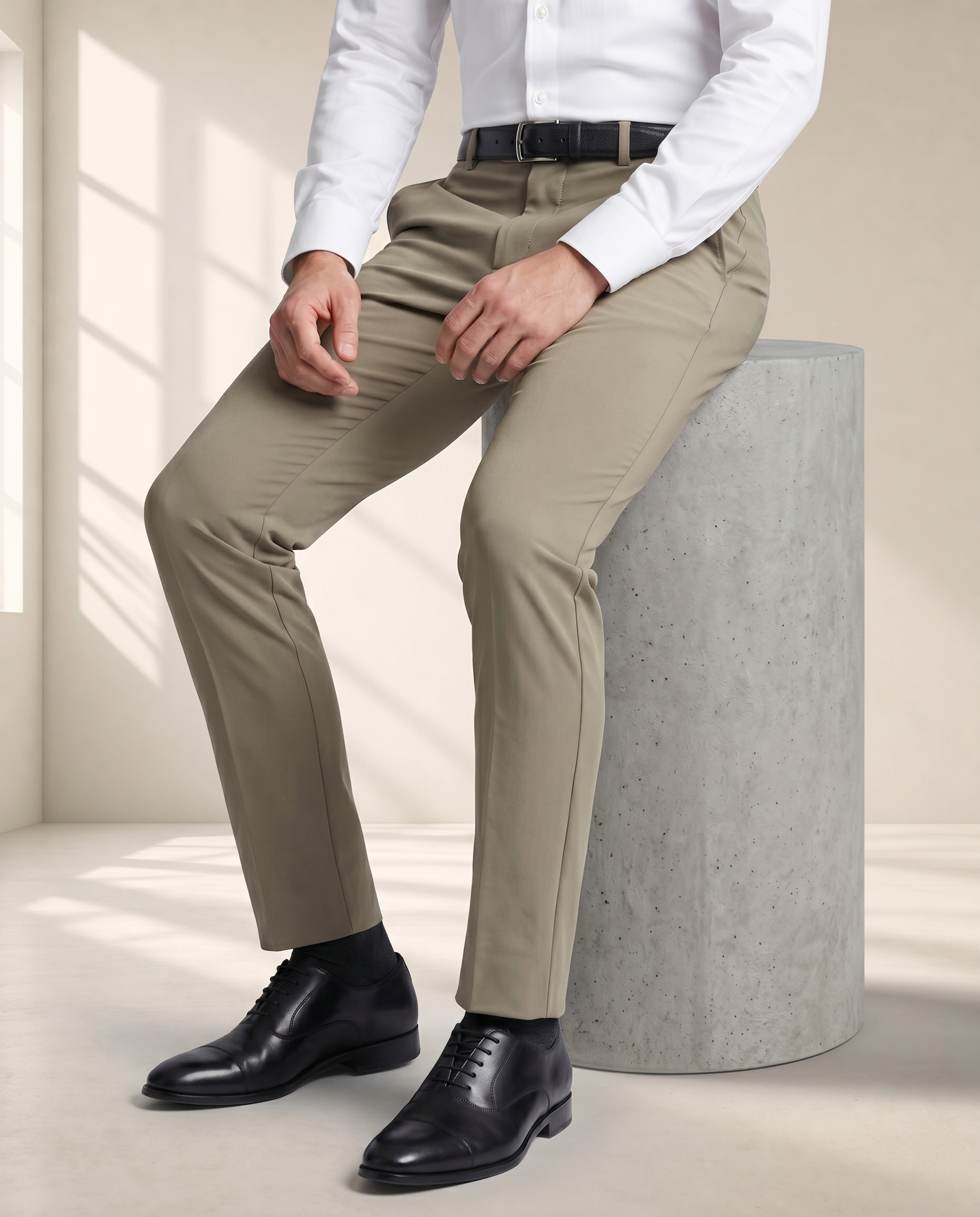 Calça Social Masculina Tech