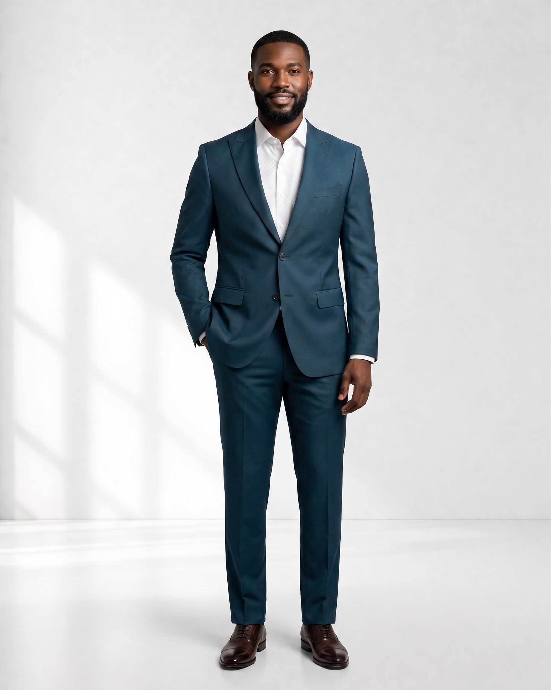 Costume Poliviscose Lapela de Bico Italiano Verde