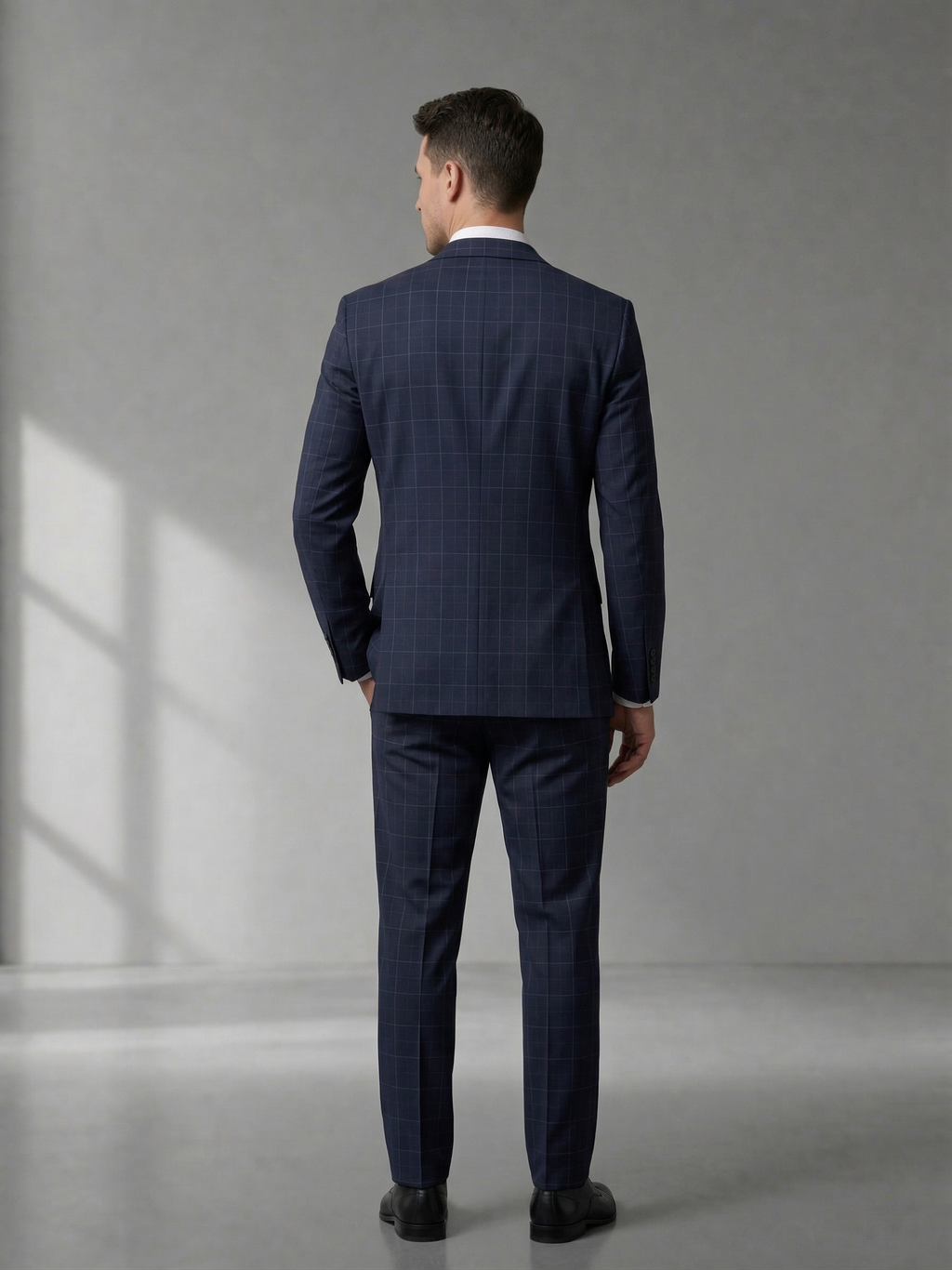 Costume Poliviscose Azul Marinho Quadrile