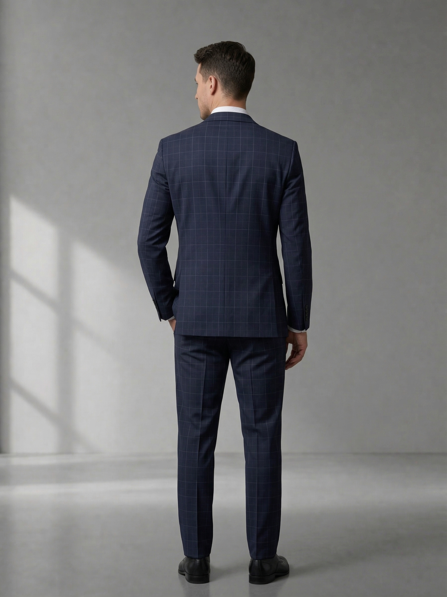 Costume Poliviscose Azul Marinho Quadrile