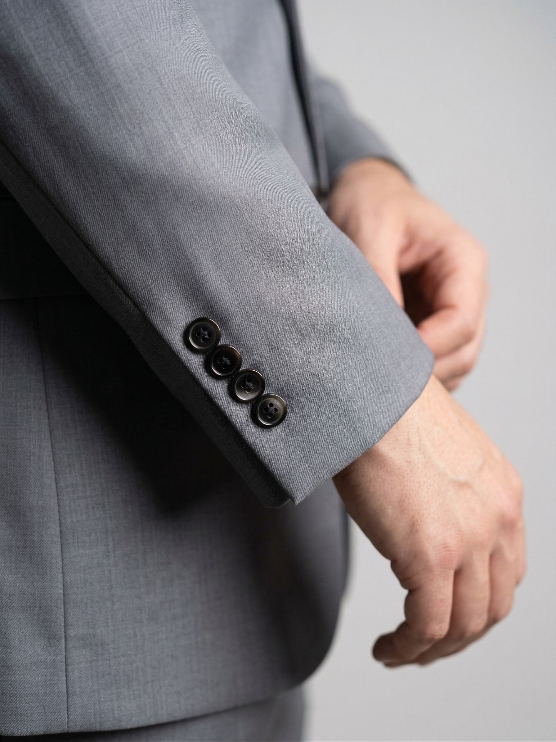 Costume Poliéster Cinza Quadrile