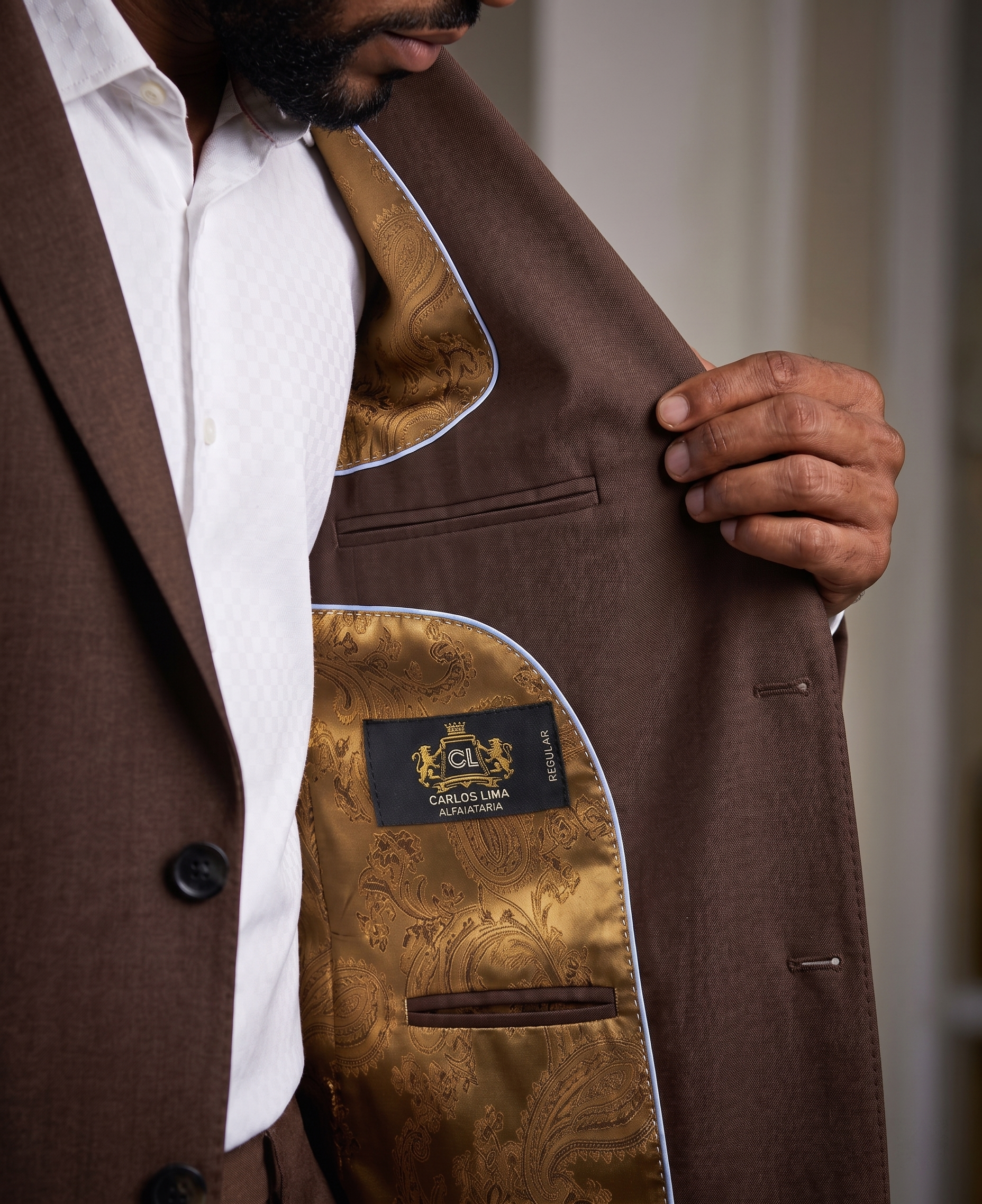 Costume Poliviscose Café