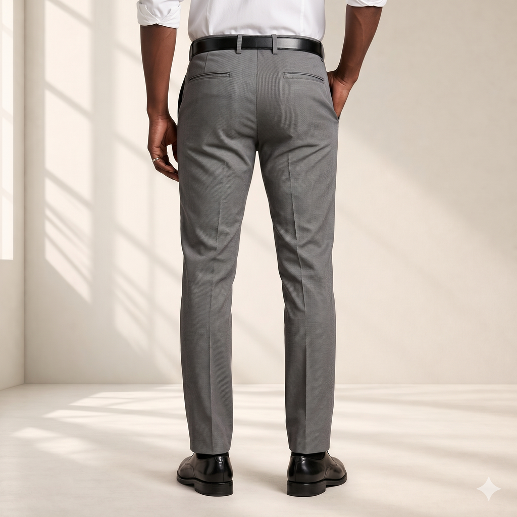 Calça Sarja Masculina Cinza