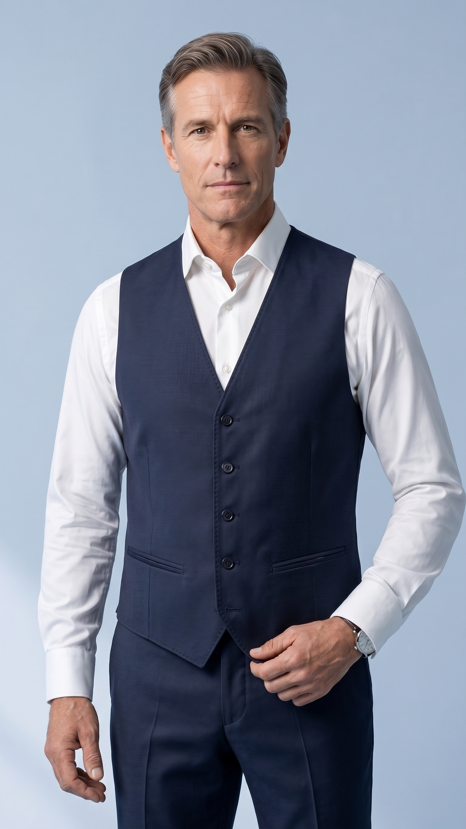 Terno Poliviscose Azul Noite Mountreux