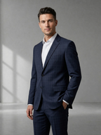 Costume Poliviscose Azul Marinho Quadrile