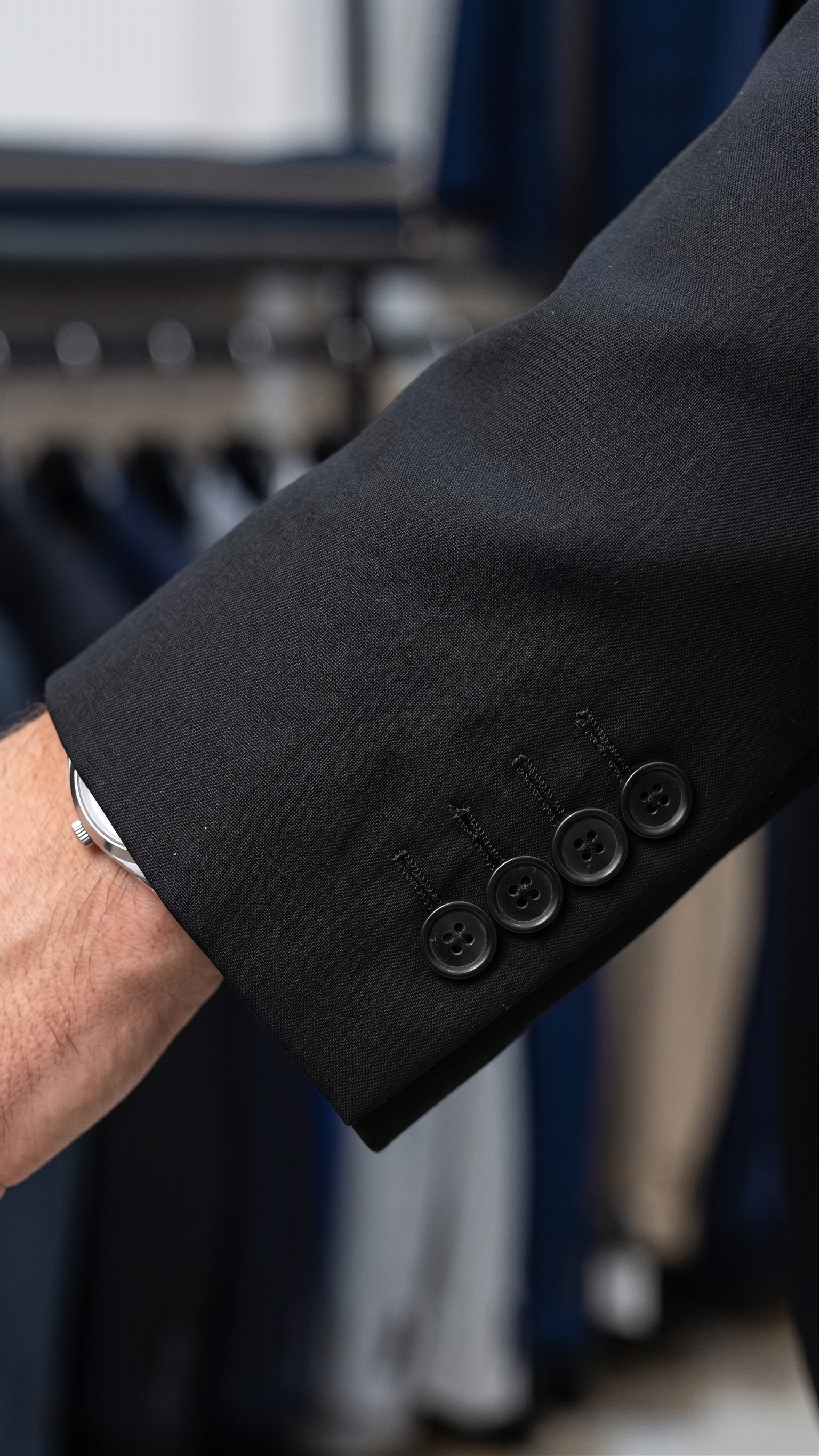 Terno Poliviscose Preto Premium