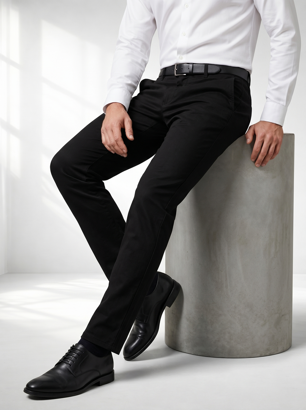 Calça Sarja Masculina Preta